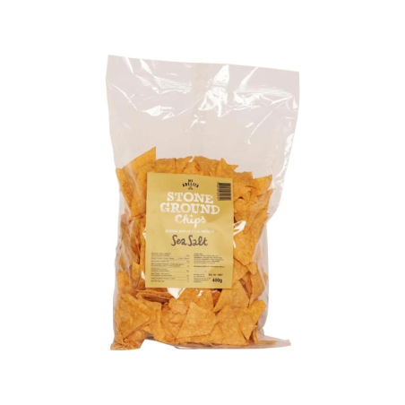 Stone Ground Chips Sel de mer 400 g