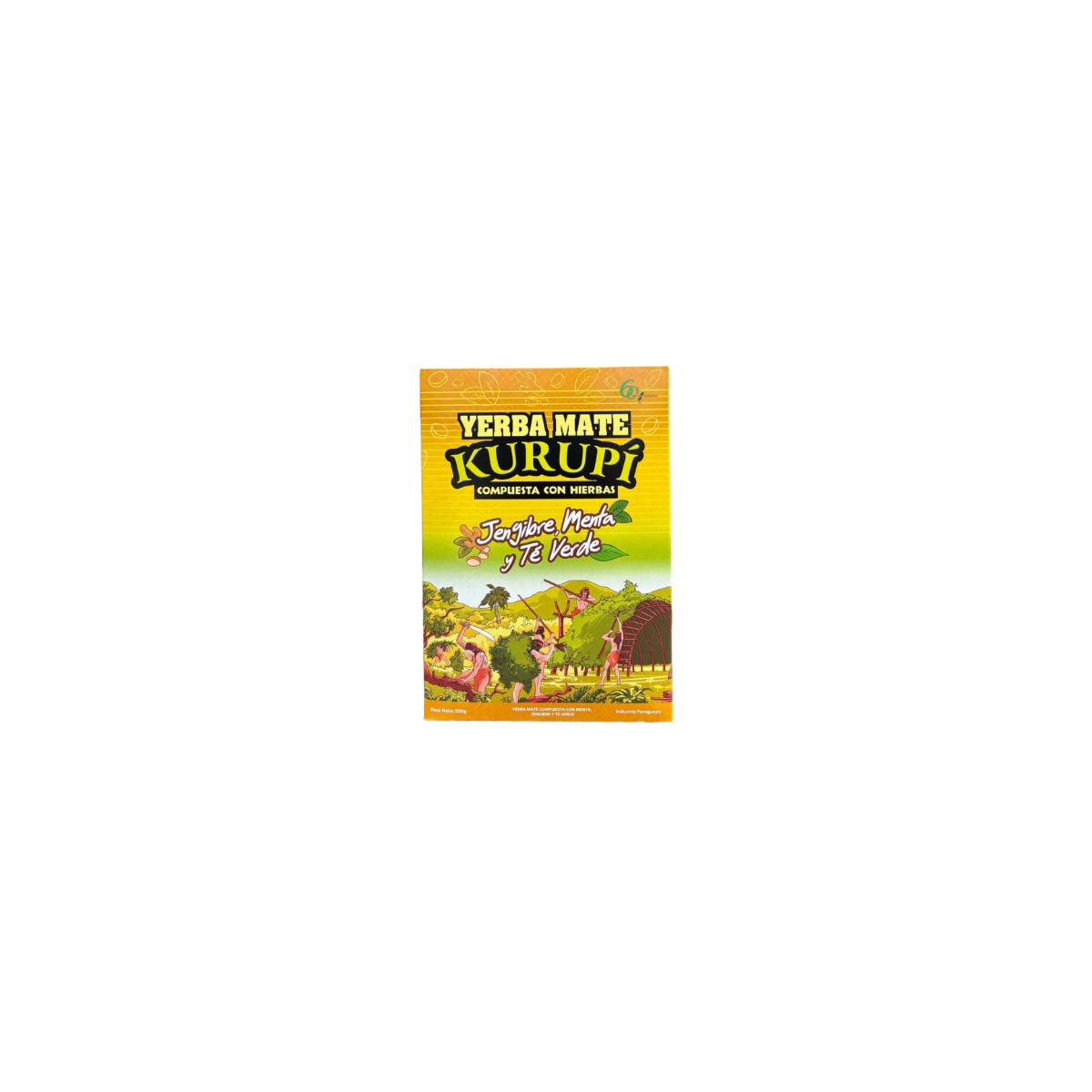 Kurupí Yerba Mate Ginger Mint Green Tea Blend 500 g