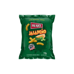 Herr’s Jalapeño Cheese Curls 113 g