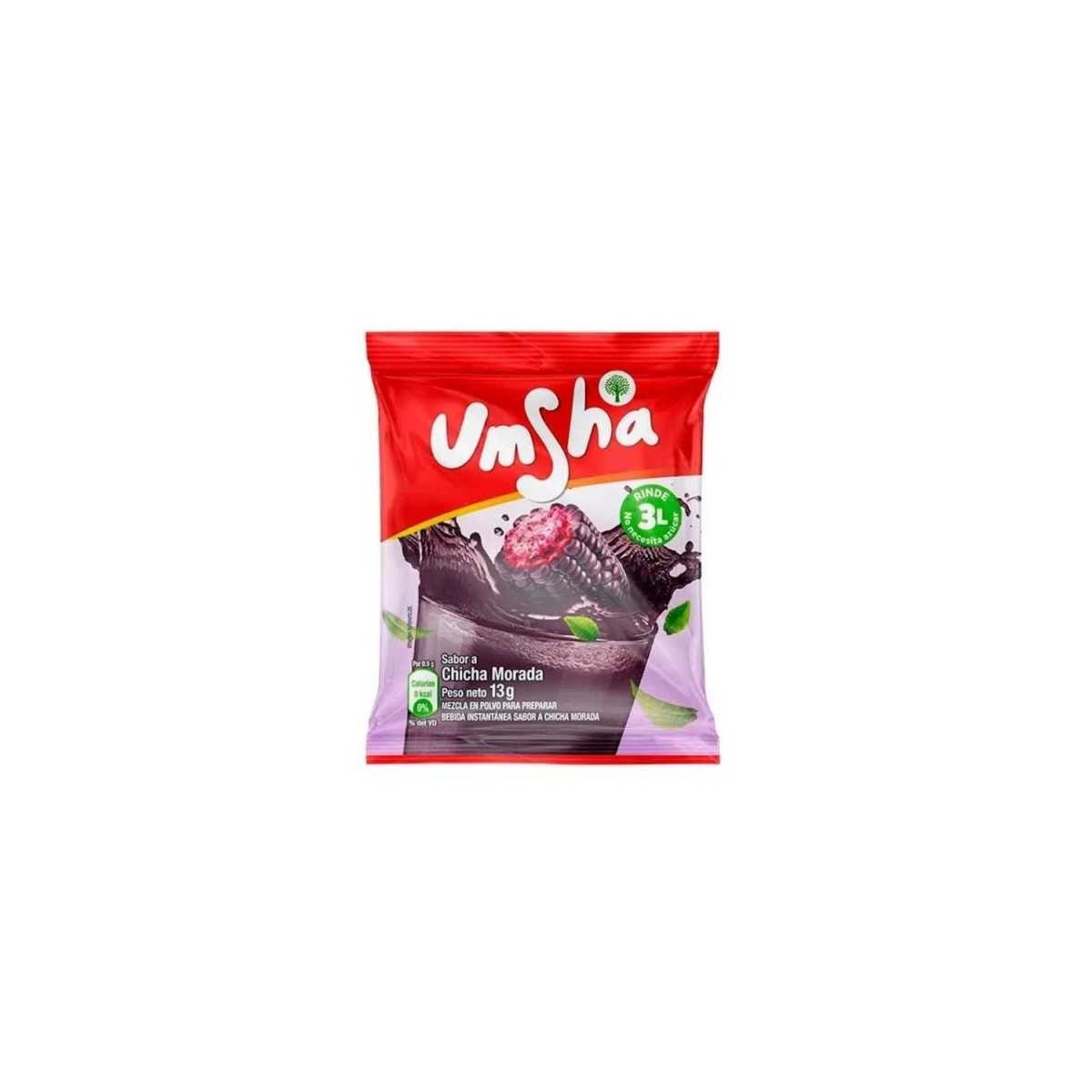 Umsha Chicha Morada Powder 13 g – Instant Peruvian Drink (makes 3L)