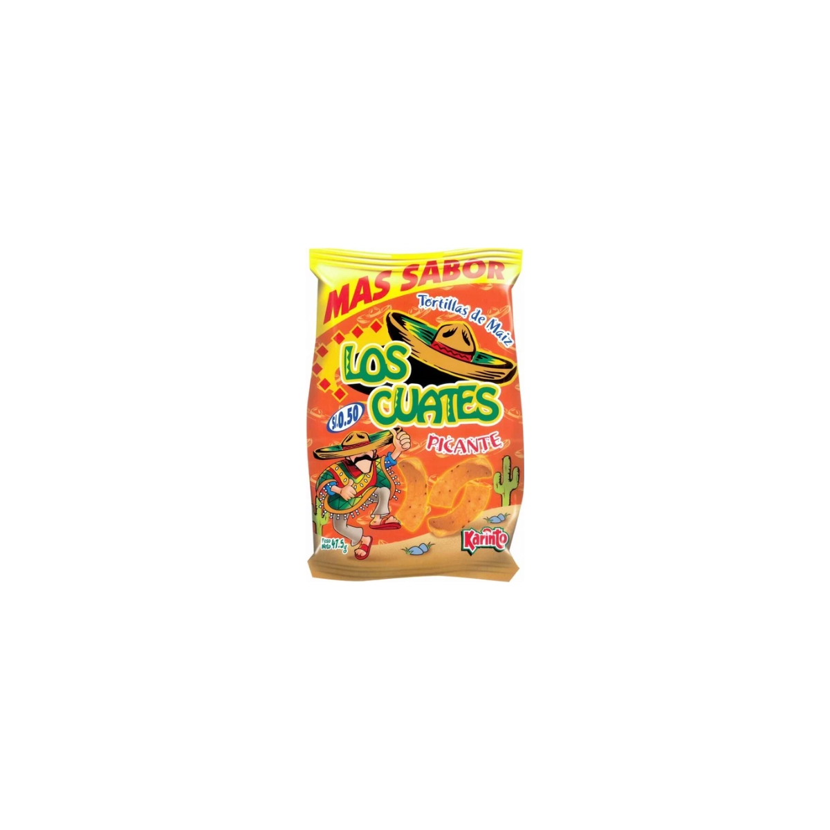 Los Cuates Spicy Corn Tortillas 47.5g