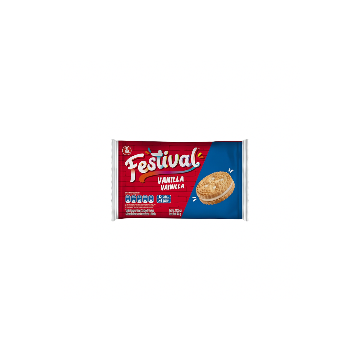 Noel Festival Vanilla Cookies 12 Units