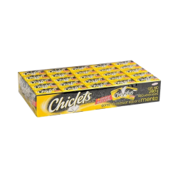 Caja Chiclets Adams Menta x 100