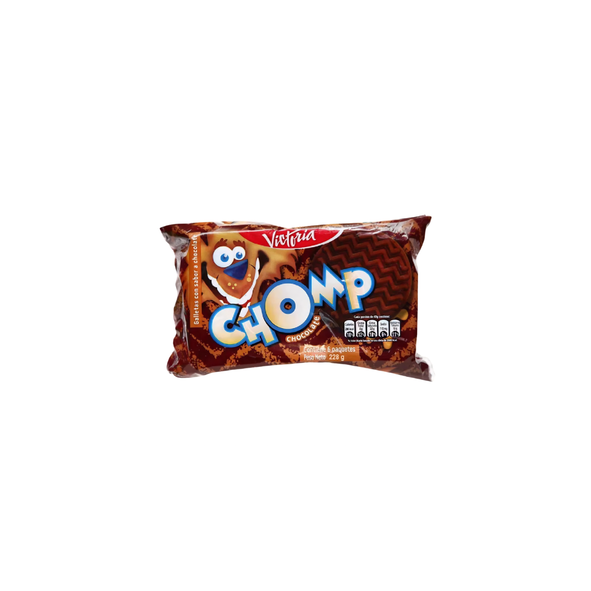 Galletas Chomp Chocolate 6 Pack
