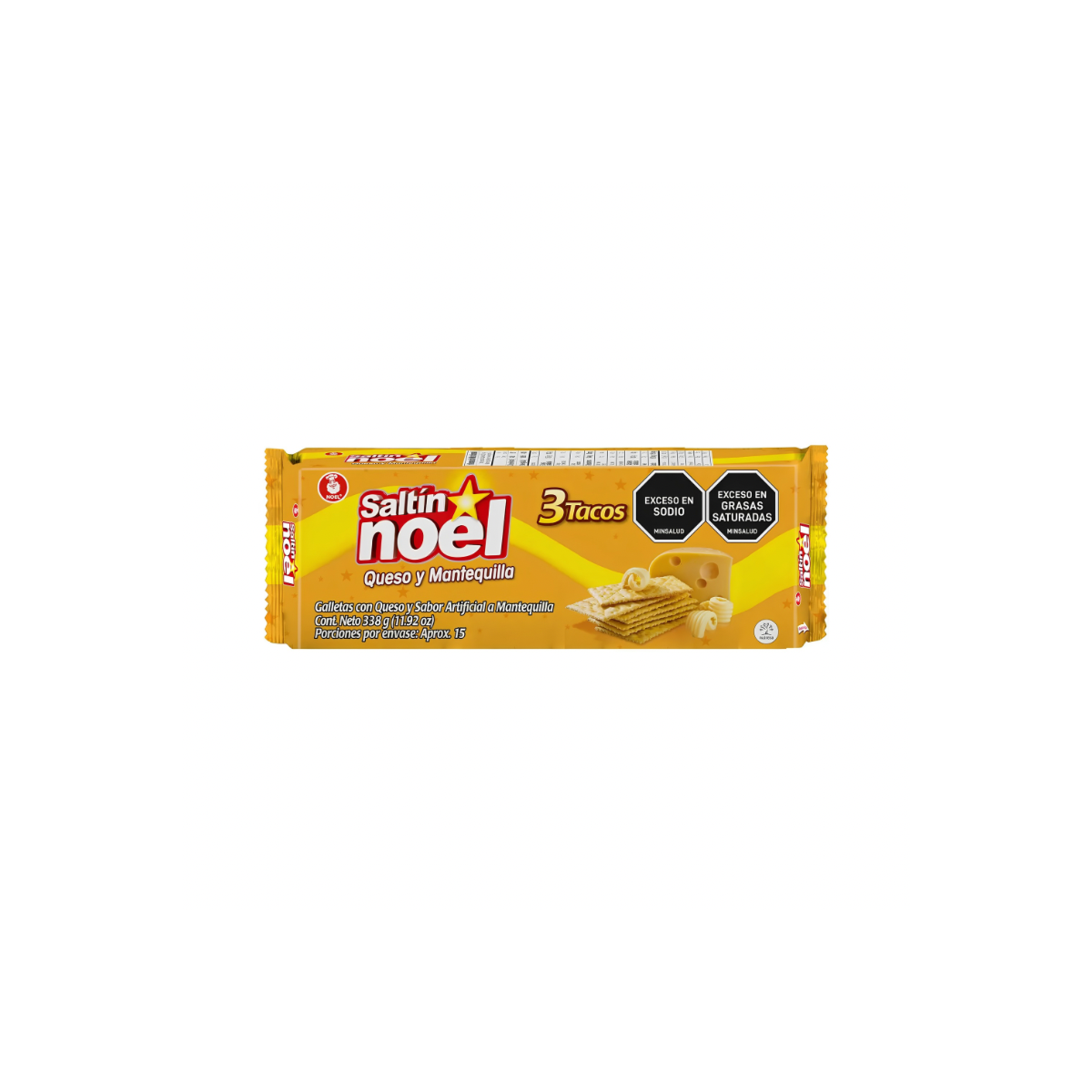 Saltín Noel Cracker mit Käse & Butter 338g