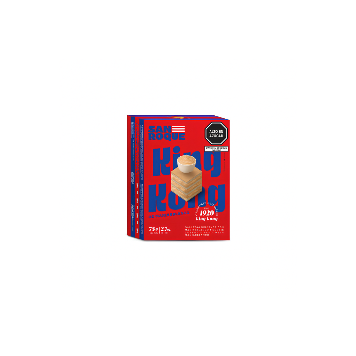 King Kong San Roque au Dulce de Leche 75g