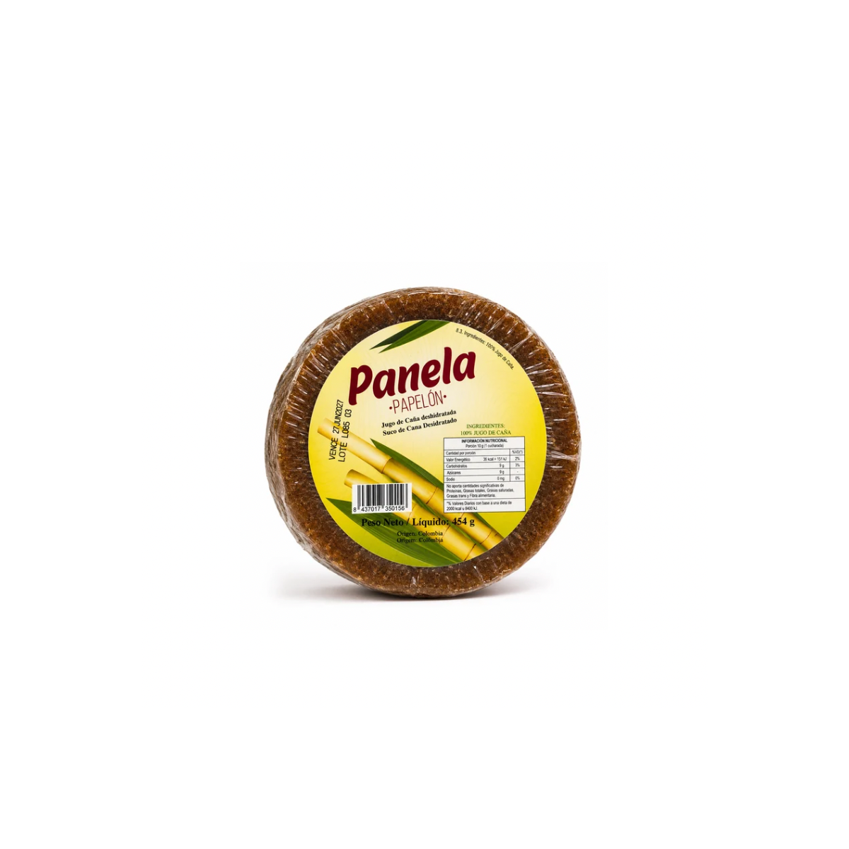 Panela (Pain de Sucre de Canne) 500g