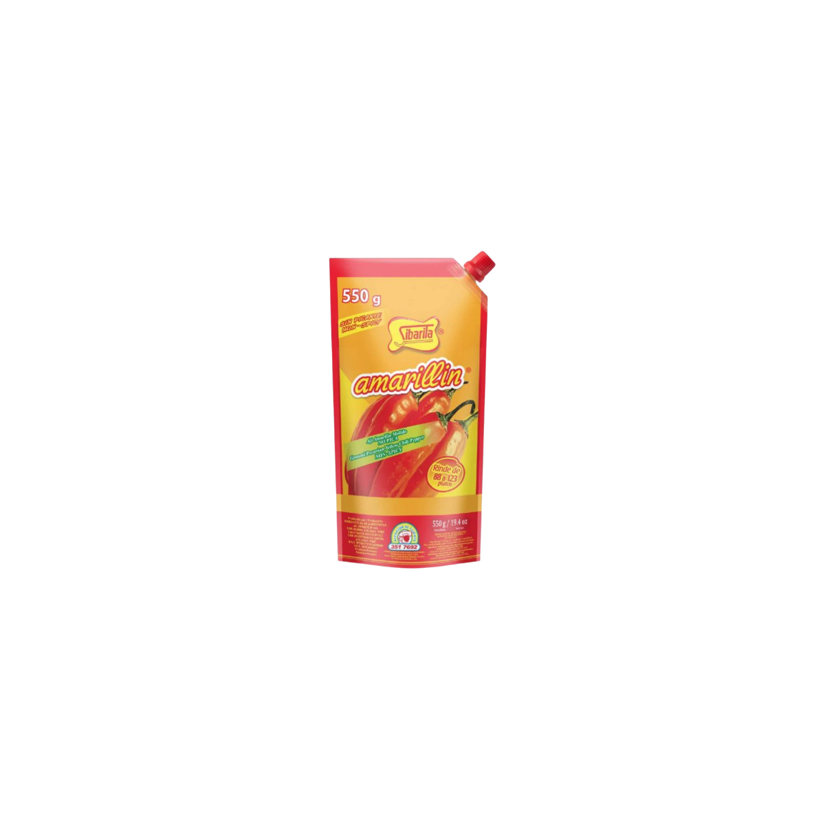 Amarillín Sibarita Sin Picante 550 g
