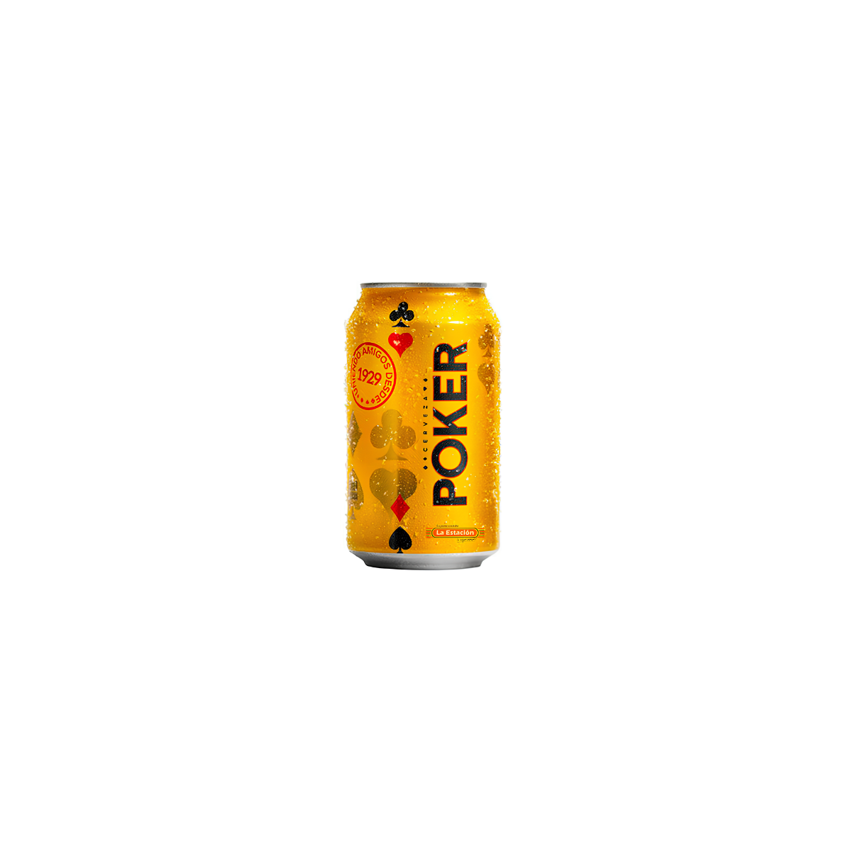 Cerveza Poker Lager Clásica Lata 330 ml