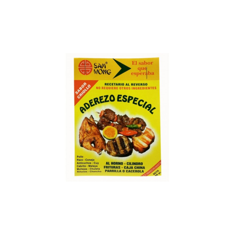 Aderezo Especial para Anticuchos "San Wong" 100g