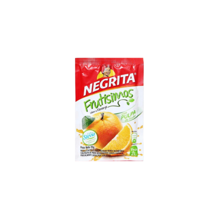 La Negrita Frutísimos Naranja con Stevia Sobre 35g