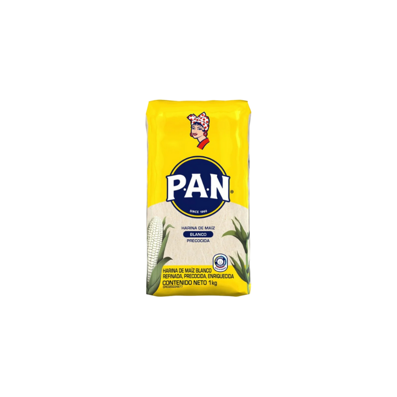 Harina Pan White Corn Flour 1 kg