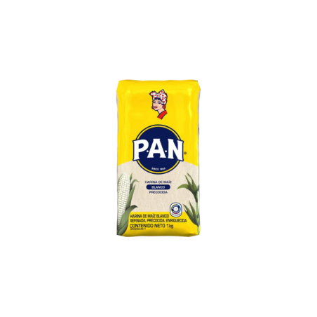 Harina Pan White Corn Flour 1 kg