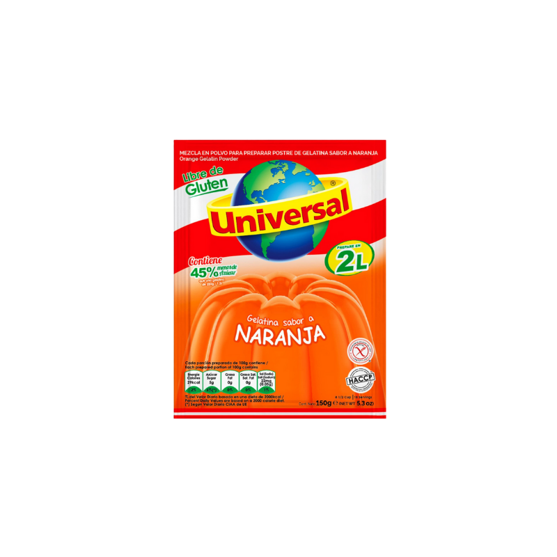 Universal Orange Gelatin 150 g
