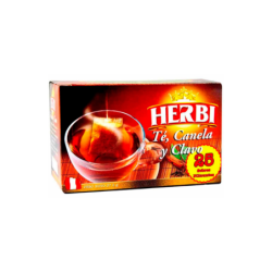 Thé filtrant Cannelle et Clou de girofle Herbi 25 unités