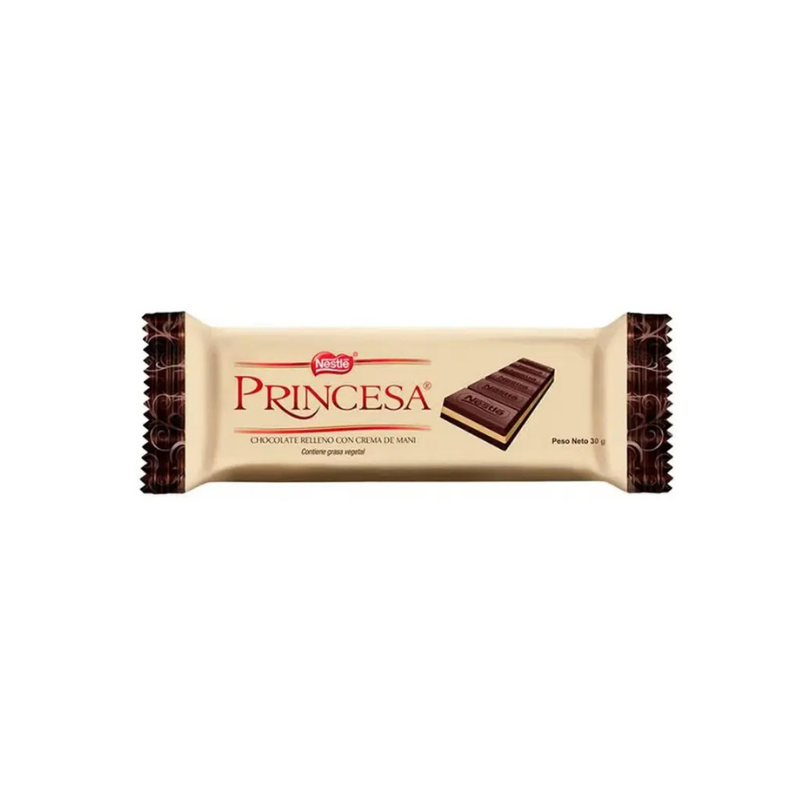 Chocolate Princesa con cacahuetes 32g
