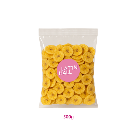 Round Salted Plantain Chips Lat'in Hall 500 g