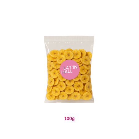 Chips de banane plantain rondes Patacones 100 g