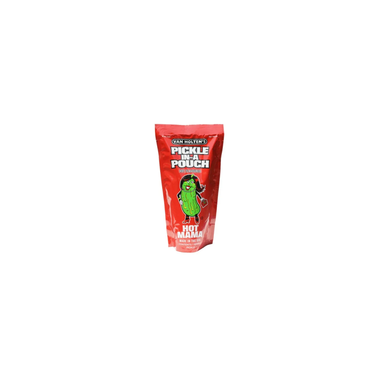 Cornichon Épicé en Sachet Hot Mama Van Holten’s – 1 cornichon entier