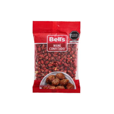 Zuckerglasierte Erdnüsse Bells 100 g